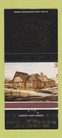 Matchbook Cover - Reading Savings Reading OH 30 Strike