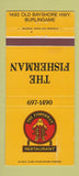 Matchbook Cover - The Fisherman Restaurant Burlingame CA 30 Strike