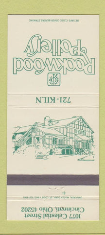 Matchbook Cover - Rookwood Pottery Cincinnati OH 30 Strike