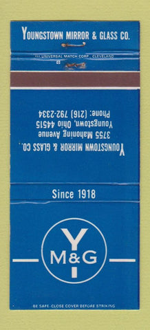 Matchbook Cover - Youngstown Mirror and Glass Youngstown OH 30 Strike