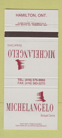 Matchbook Cover - Michelangelo Hamilton ON 30 Strike