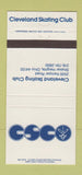 Matchbook Cover - Cleveland Skating Club Shaker Heights OH 30 Strike