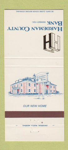 Matchbook Cover - Hardeman County Bank Bolivar Saulsbury TN 30 Strike
