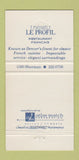 Matchbook Cover - T Michael's Le Profil Denver Colorado WEAR 30 Strike