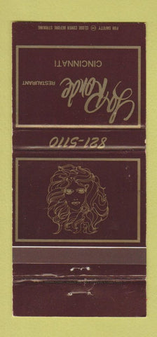 Matchbook Cover - La Ronde Restaurant Cincinnati OH 30 Strike