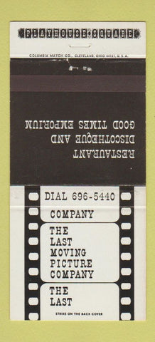 Matchbook Cover - Lasting Movie Picture Restaurant Cleveland OH 30 Strike