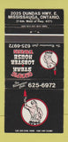 Matchbook Cover - Olympic Steak and Lobster House Mississauga ON 30 Strike