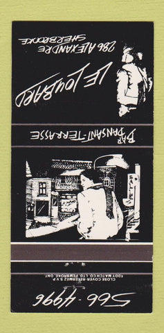 Matchbook Cover - Le Loubard Sherbrooke QC 30 Strike
