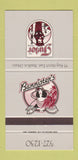 Matchbook Cover - Tudor House Hamilton ON Bannister's girlie 30 Strike
