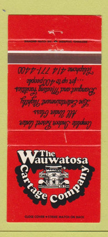 Matchbook Cover - Wauwatosa Cartage Holiday Inn Milwaukee WI WEAR 30 Strike