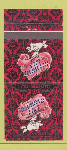 Matchbook Cover - Diamond Lil's Marriott Hotel Houston TX 30 Strike