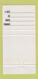 Matchbook Cover - Bernstein's Bistro Regina SK 30 Strike