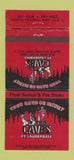 Matchbook Cover - The Caves Fort Lauderdale FL 30 Strike