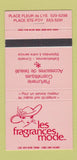 Matchbook Cover - Les Fragrances Mode Ste Foy QC 30 Strike