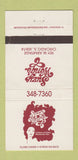 Matchbook Cover - Suzy Wong's Chinese Restaurant Chicago IL 30 Strike