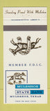 Matchbook Cover - Muleshoe State Bank TX 30 Strike