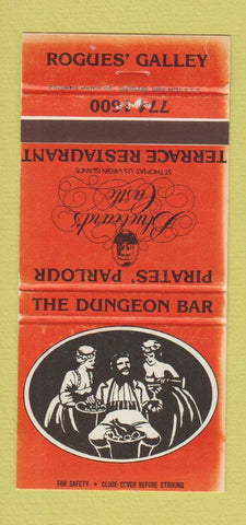 Matchbook Cover - Bluebeard's Castle St Thomas Virgin Islands 30 Strike