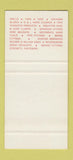 Matchbook Cover - Murrays Industrial Supply Nuts Bolts Edmonton AB 30 Strike