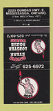 Matchbook Cover - Olympic Steak and Lobster House Mississauga ON 30 Strike
