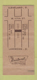 Matchbook Cover - Lakewood Manor Motor Hotel Cleveland OH 30 Strike