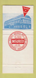 Matchbook Cover - Citizens Savings and Loan Painesville OH 1964 30 Strike