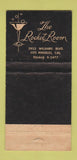 Matchbook Cover - The Rocket Room Los Angeles CA 30 Strike