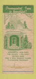 Matchbook Cover - Burge Fence Iron Works Kansas City MO 30 Strike