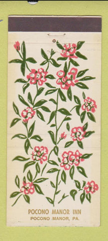 Matchbook Cover - Pocono Manor Inn PA 30 Stick
