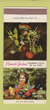 Matchbook Cover - Pennock Gardens Rio Piedras Puerto Rico girlie 30 Strike