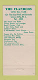 Matchbook Cover - The Flanders Hotel Ocean City NJ 30 Strike