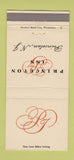 Matchbook Cover - Princeton Inn NJ 30 Strike