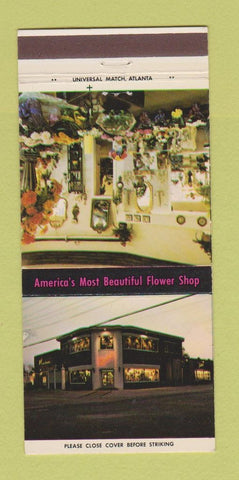Matchbook Cover - Zimlich Flowers Mobile AL 30 Strike