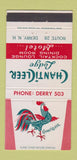 Matchbook Cover - Chanticleer Lodge Derry NH rooster 30 Strike