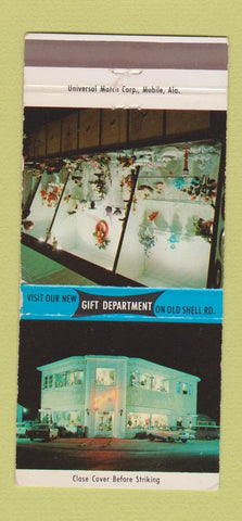 Matchbook Cover - Zimlich Flowers Mobile AL WEAR 30 Strike