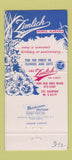 Matchbook Cover - Zimlich Flowers Mobile AL WEAR 30 Strike