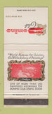 Matchbook Cover - Domino Club San Francisco CA girlie 30 Strike