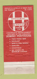 Matchbook Cover - Domino Club San Francisco CA girlie 30 Strike