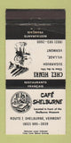 Matchbook Cover - Chez Henri Sugarbush Village VT Shelburne WEAR 30 Strike