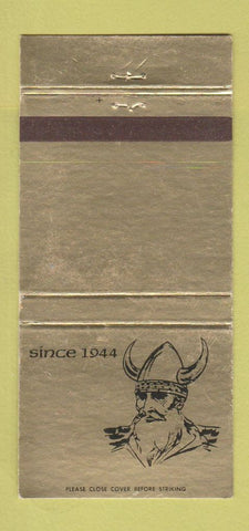 Matchbook Cover - Nielsen's Restaurant Elmwood Park IL Viking 30 Strike