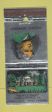 Matchbook Cover - Monticello Charlottesville VA Thomas Jefferson 30 Stick