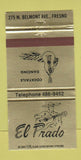 Matchbook Cover - El Prado Fresno CA Mexican Food? 30 Strike