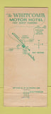 Matchbook Cover - Whitcomb Motor Hotel San Francisco CA WEAR 30 Strike