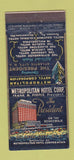 Matchbook Cover - President Hotel Atlanta City NJ WEAR 21 Strike Feature