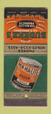 Matchbook Cover - Budeke's Paint Baltimore MD WEAR 21 Strike Feature