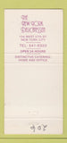 Matchbook Cover - New York Delicatessen New York City girlie 30 Strike