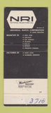 Matchbook Cover - National Rejectors Currency Handling St Louis MO 30 Strike