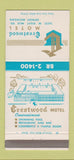 Matchbook Cover - Crestwood Motel Detroit MI 30 Strike