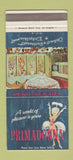 Matchbook Cover - Primadonna Casino Reno NV girlie 30 Strike