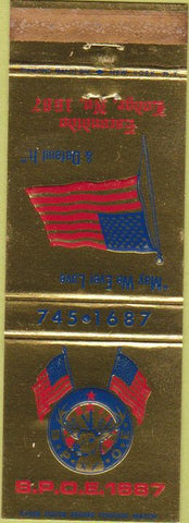 Matchbook Cover - Matchbook Cover Elks Club Escandido CA