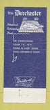 Matchbook Cover - Dorchester Motel Detroit MI 30 Strike